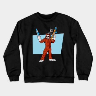 Canadian Bear and Sidekick Hairless Cat Crewneck Sweatshirt